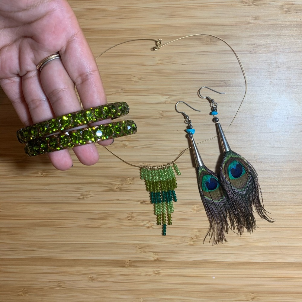 🟢Beautiful Green Jewerly Lot!🟢